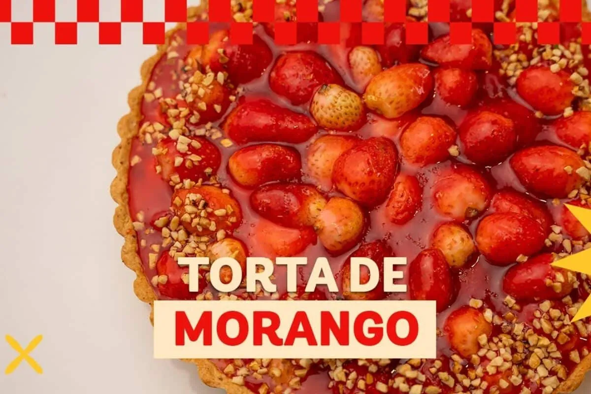 Torta de morango: leve, bonita e deliciosa, com camadas crem