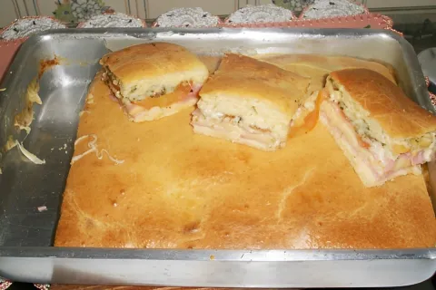 Torta de pizza de liquidificador muito fácil é só bater os i