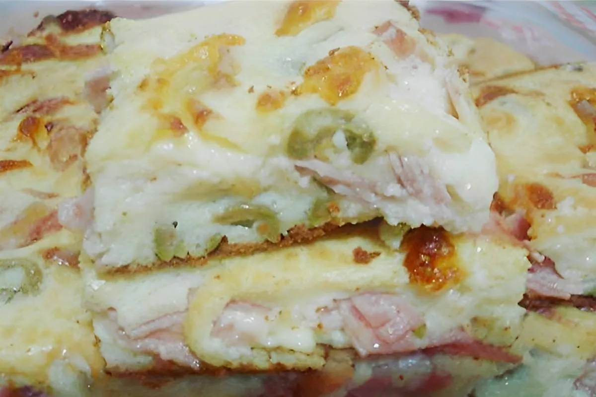 Torta de presunto e queijo de liquidificador fácil e prática