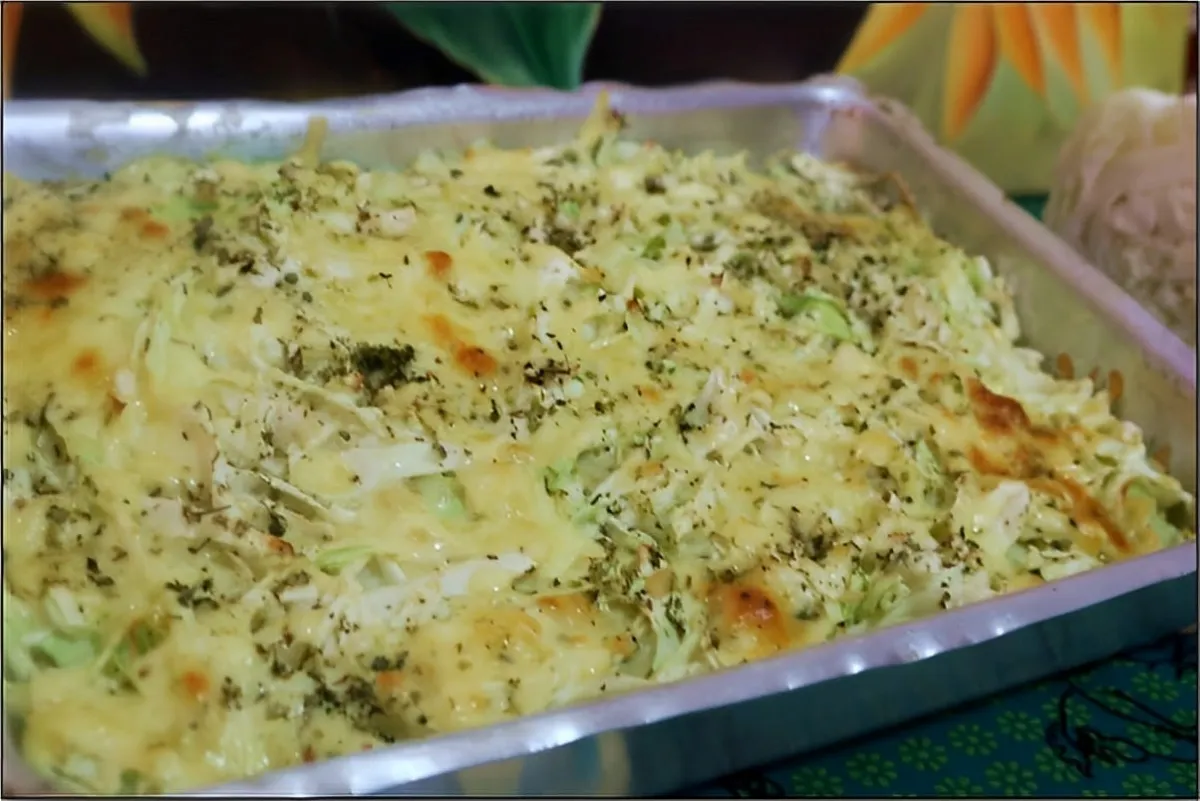Torta de repolho prática deliciosa e saudável sua família va