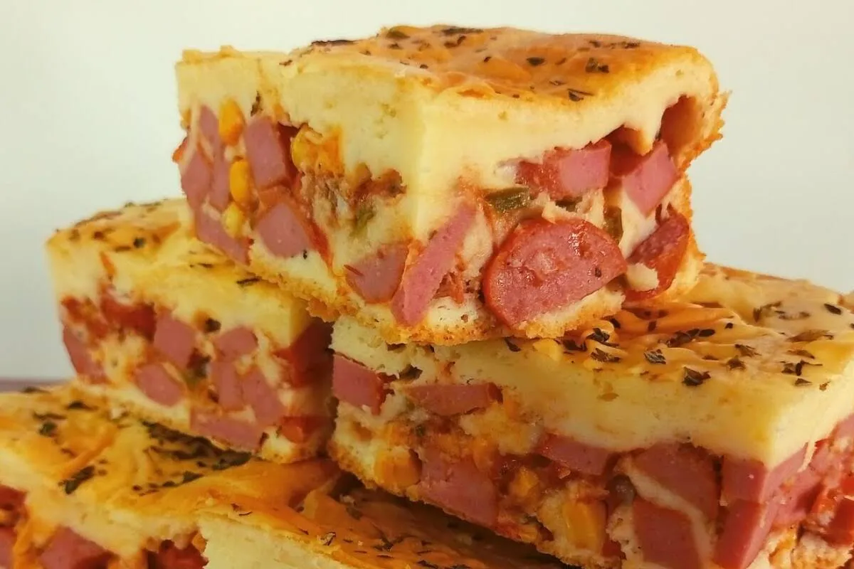 Torta de salsicha: aquela que faz a alegria de crianças em a