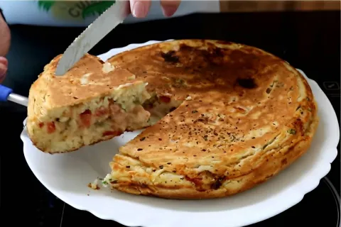 Torta de sardinha na frigideira uma torta prática que fica p
