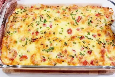 Torta de vegetais sem glúten muito leve, rápida e deliciosa,