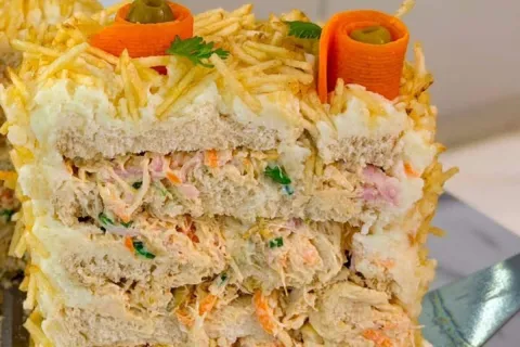 Torta fria de salpicão: aprenda a fazer a versão mais cremos