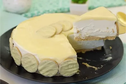 Torta holandesa de chocolate branco perfeita: a cremosidade 