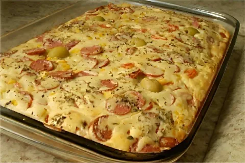 Torta italiana de liquidificador fácil e prática receita que