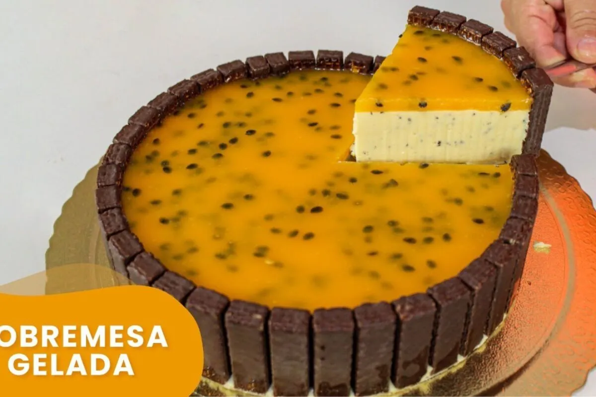 Torta mousse de maracujá: uma sobremesa refrescante e muito