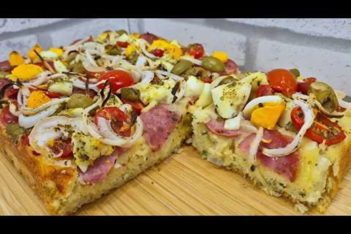 Torta portuguesa com massa de iogurte super leve e macia, um