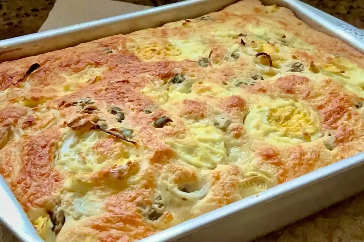 Torta portuguesa com recheio maravilhoso e uma massa impecáv