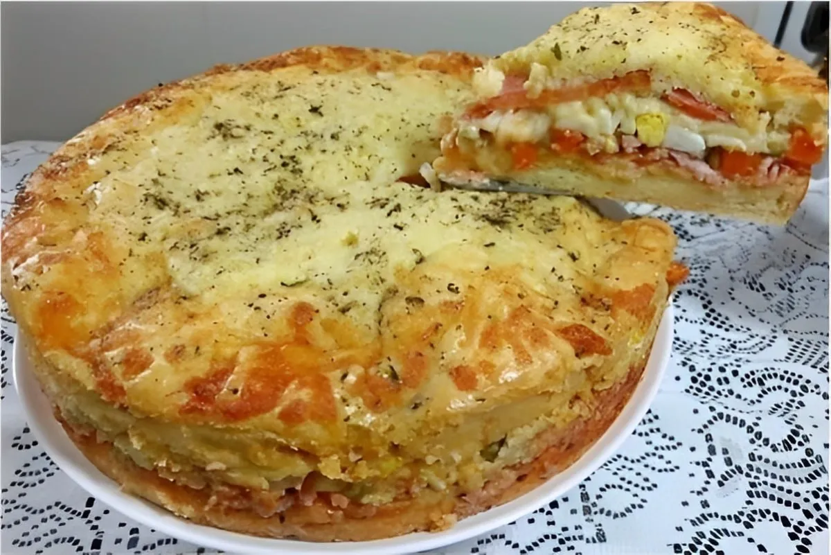 Torta portuguesa derrete na boca feita com ingredientes que