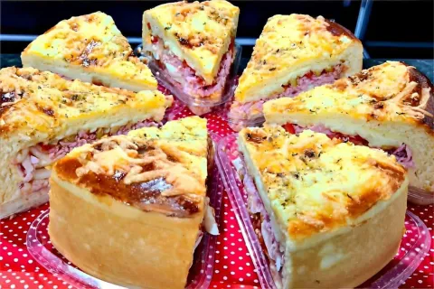 Torta portuguesa fácil e deliciosa um lanche perfeito para q