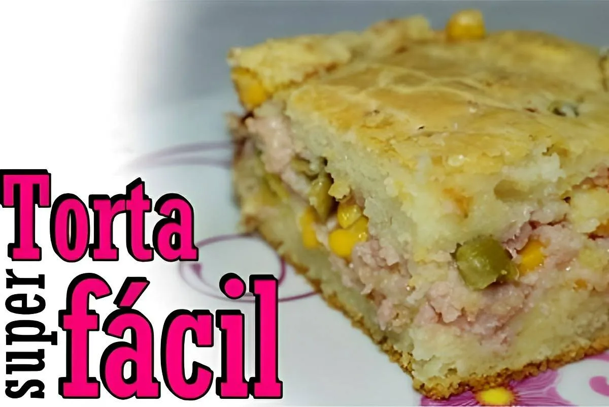 Torta salgada de liquidificador simples e fácil de fazer o l