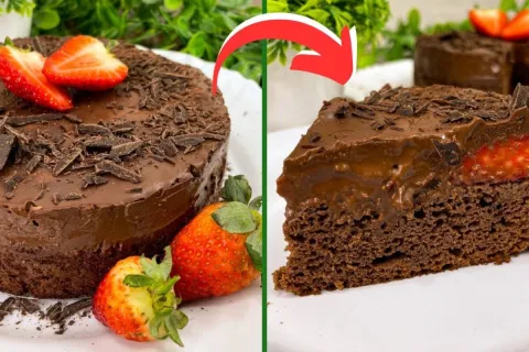 Torta sensação sem glúten: feita sem leite, leve, saborosa e