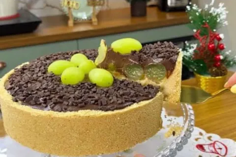 Torta trufada de uva: a sobremesa perfeita para o Natal, fác