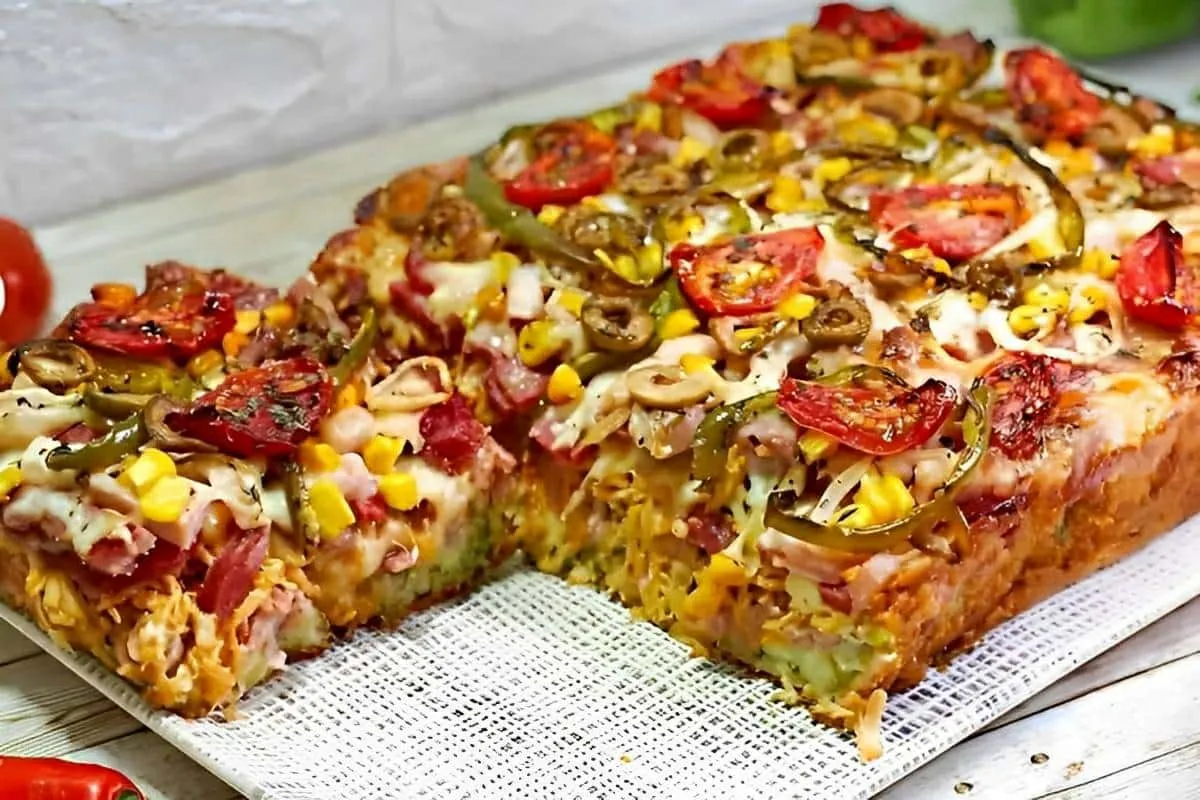 Torta x-tudo uma torta salgada maravilhosa e bem recheada pe