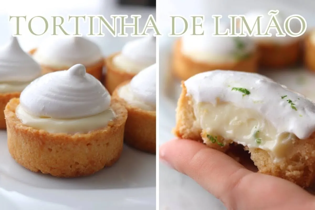 Tortinha de limão: sugestão fácil e deliciosa para a mesa da