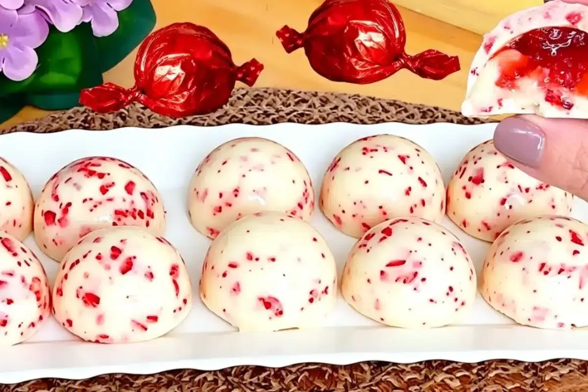 Trufas cravejadas com recheio cremoso fácil de preparar, um