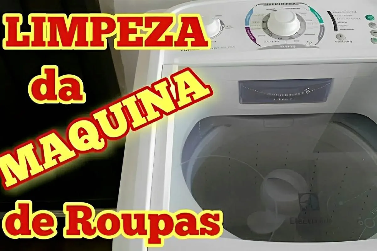 Uma diarista me ensinou essa limpeza na máquina de lavar e a