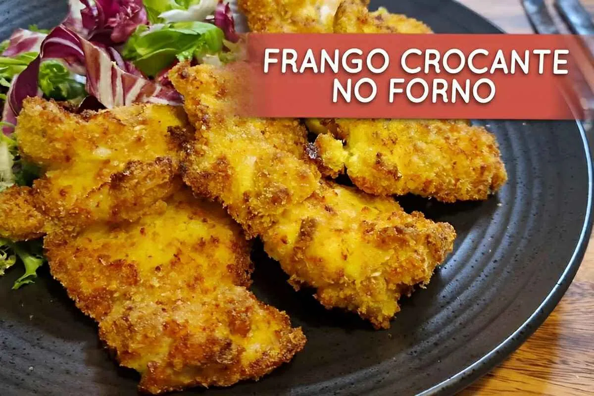 Veja como fazer frango crocante sem óleo que fica uma maravi
