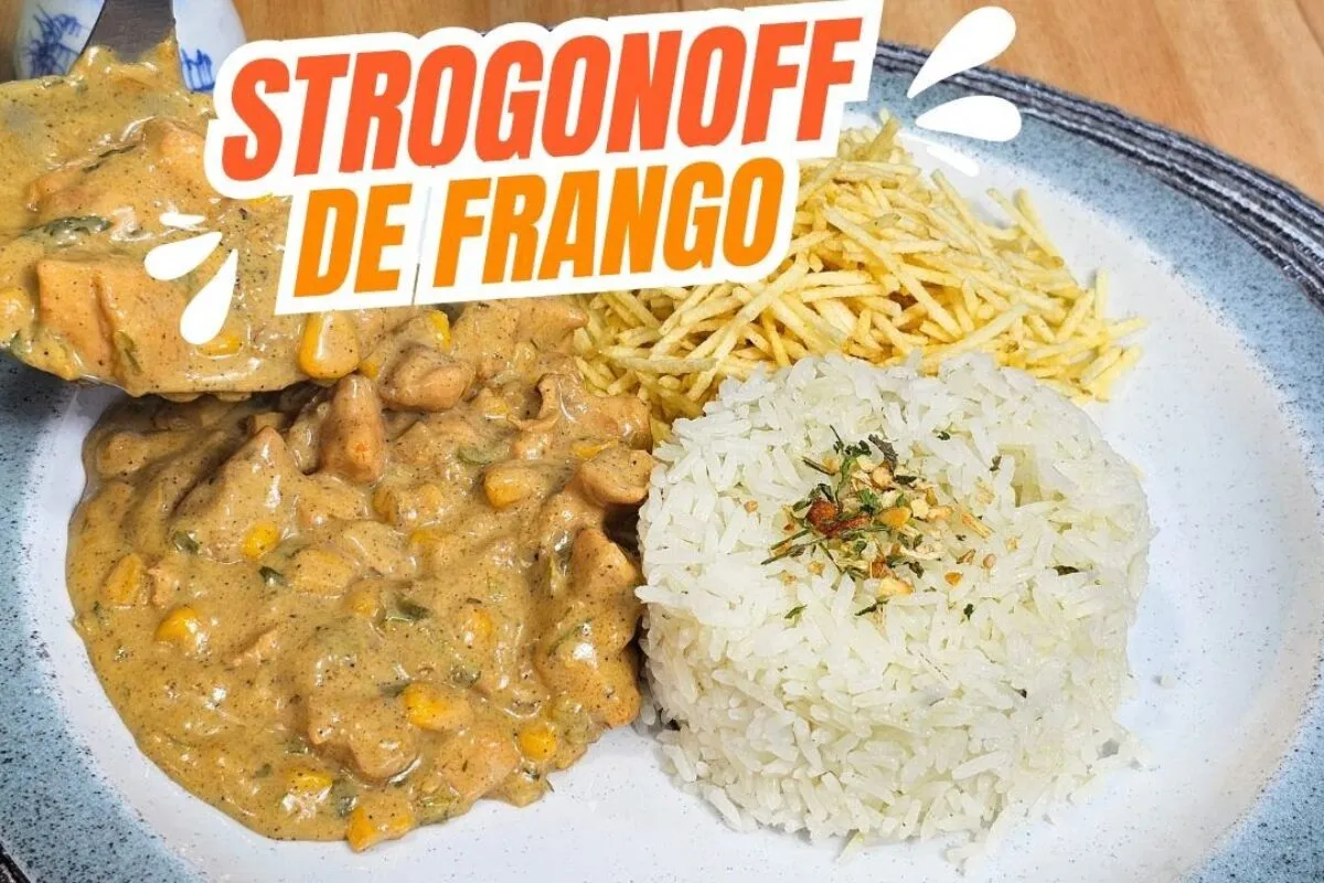 Veja como fazer um strogonoff de frango que parece de restau