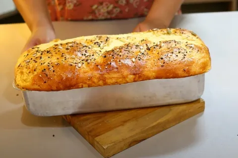 Você vai adorar experimentar esse pão com leite de coco deli