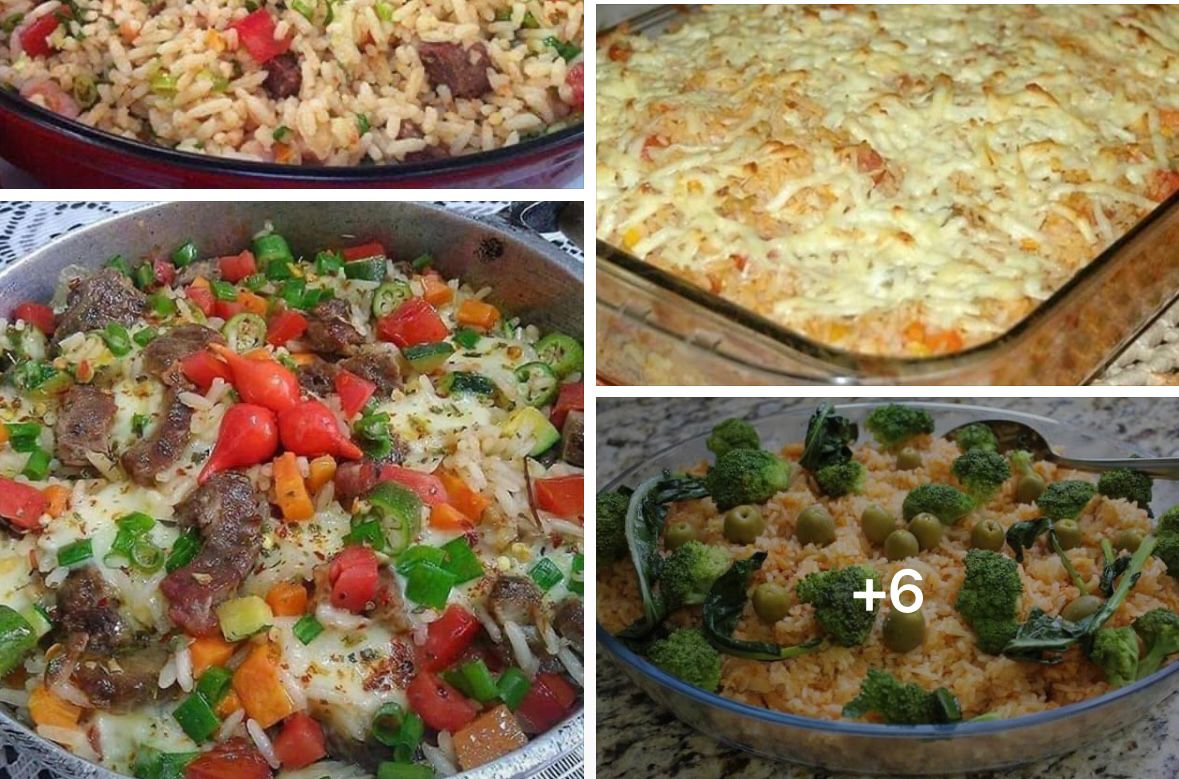 Receitas deliciosas de arroz e fáceis de preparar