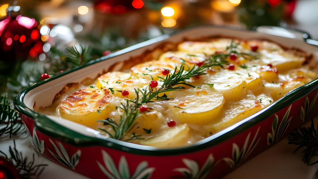 Batata Gratinada Cremosa: O Acompanhamento Perfeito para o Natal