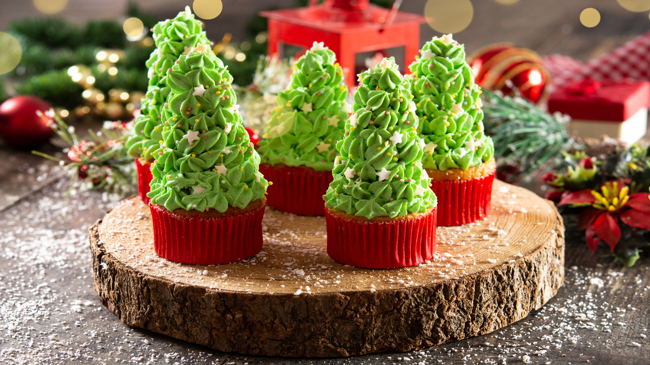 Cupcakes de Árvore de Natal: O Doce que Encanta as Festas!
