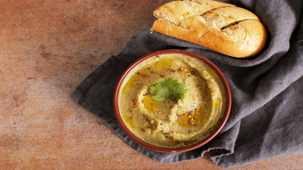 Receita de Babaganoush para um Natal Leve e Delicioso