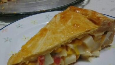 Torta de Palmito com Massa de refrigerante uma criação inovadora