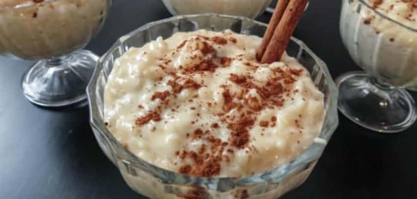 Arroz doce com leite condensado muito cremoso vem ver