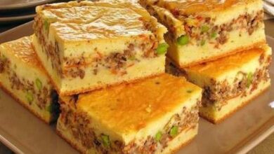 Torta de Carne Moída com Massa de Creme de Leite Receita Deliciosa e Prática