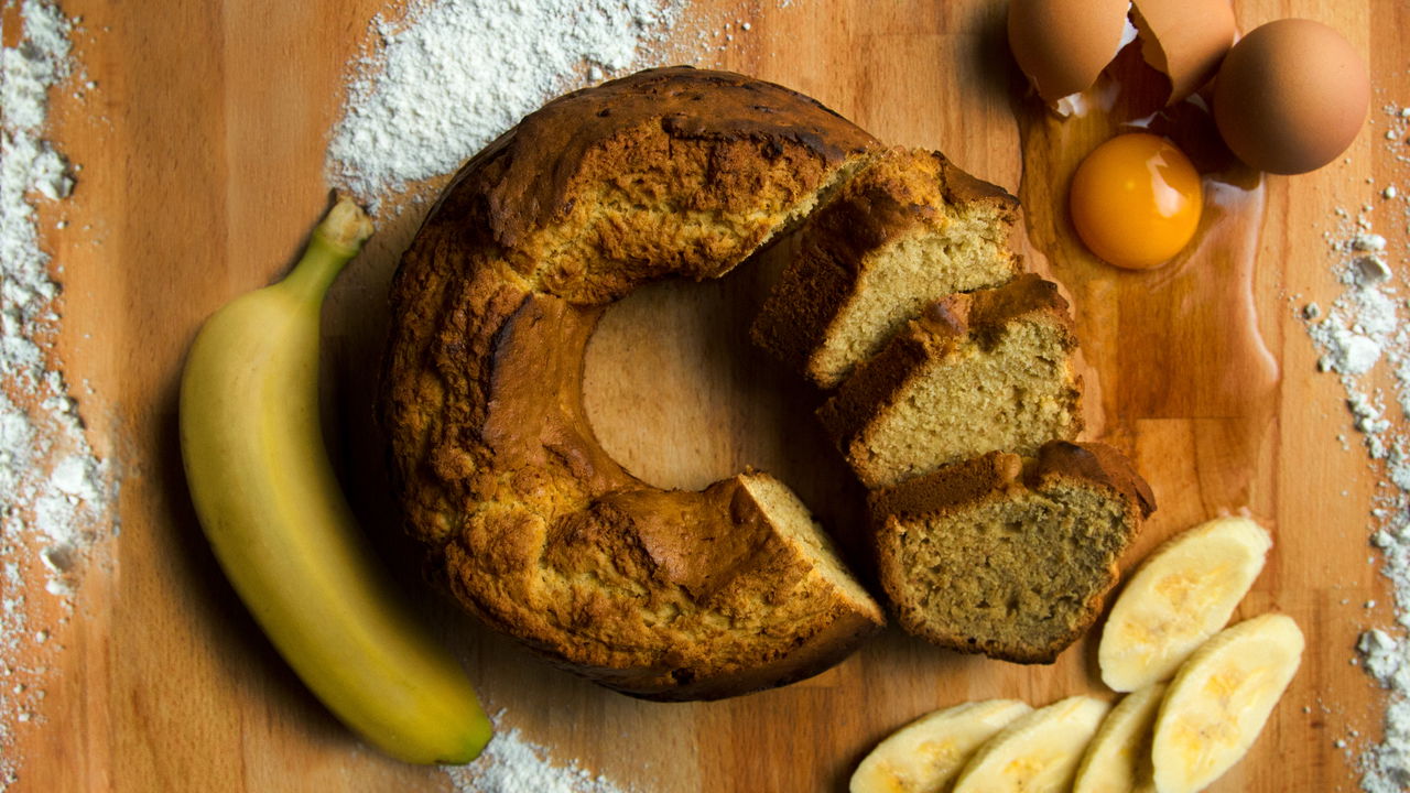 Receita Fit: Bolo de Banana Fácil e Saudável
