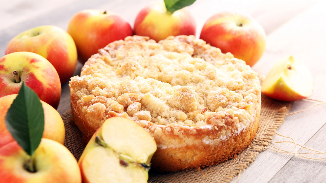 Bolo de Maçã com Canela