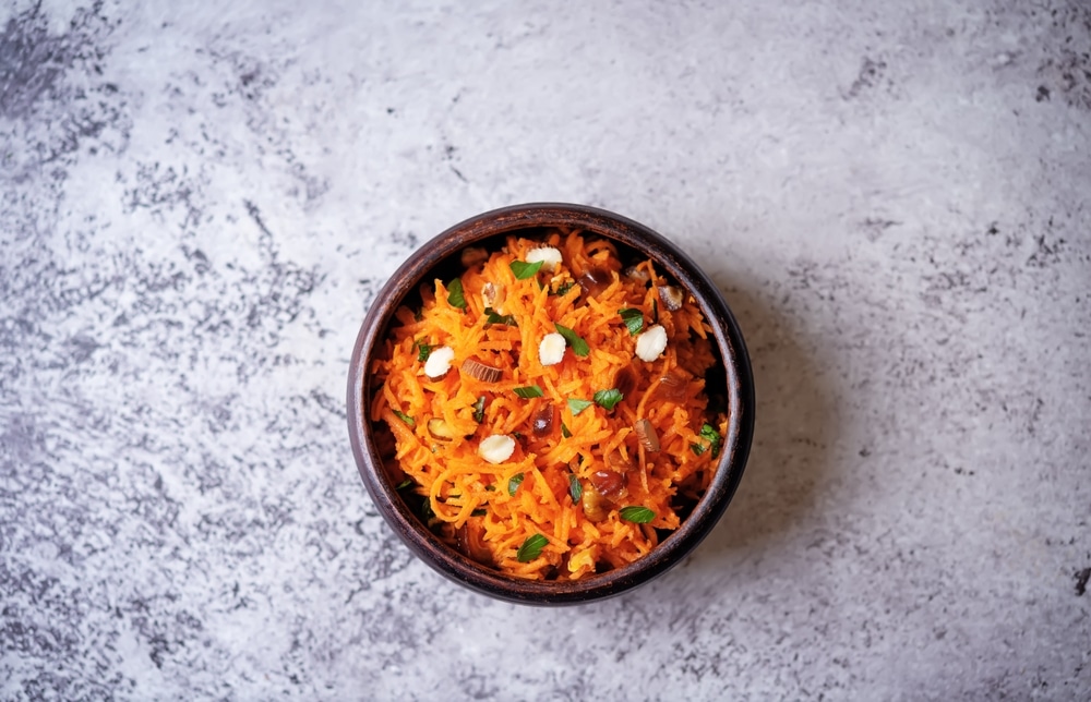 Como fazer receita de Salada de Cenoura Refrescante e Surpreendente