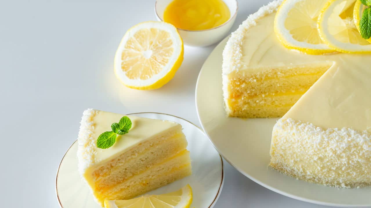 Bolo de Limão com Chantilly