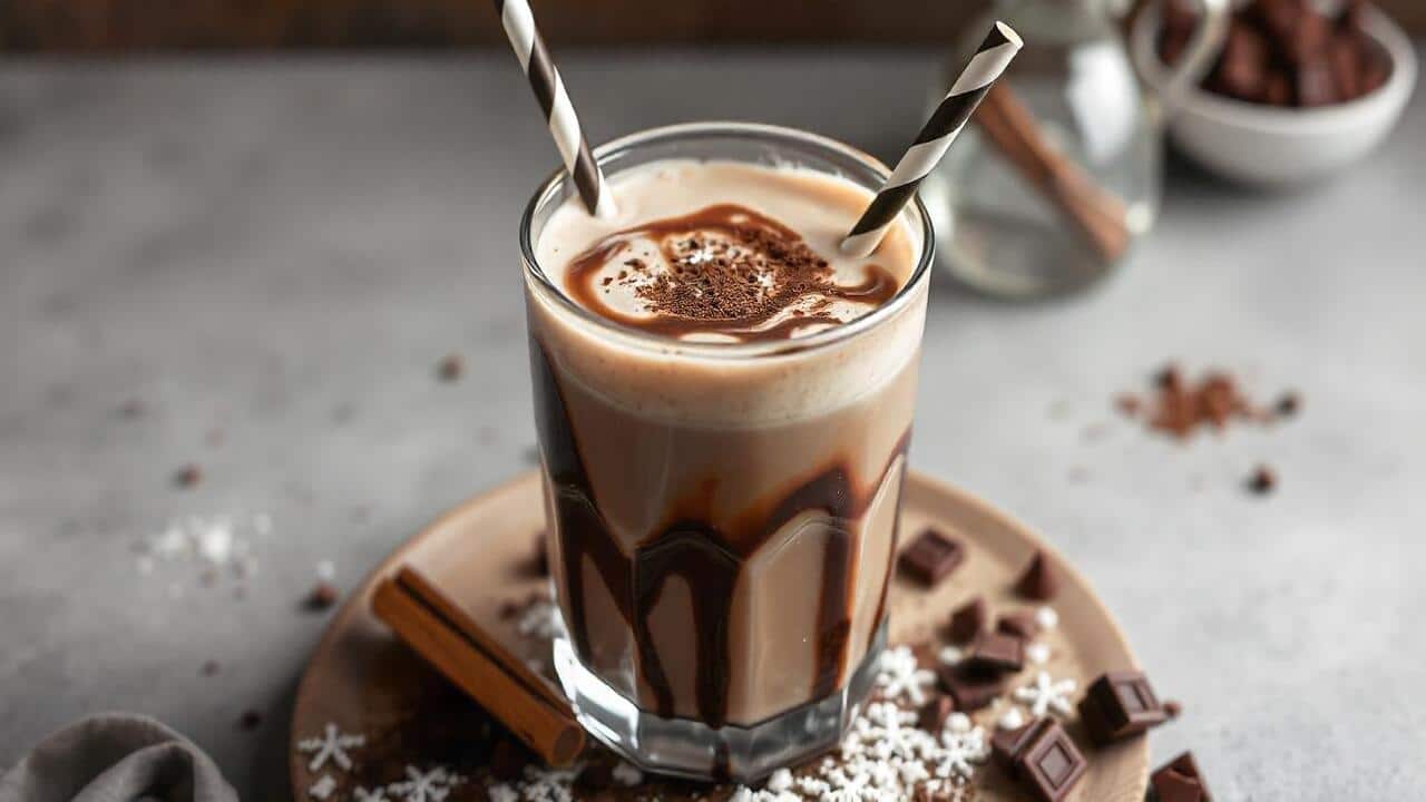Batida de Chocolate Sem Álcool