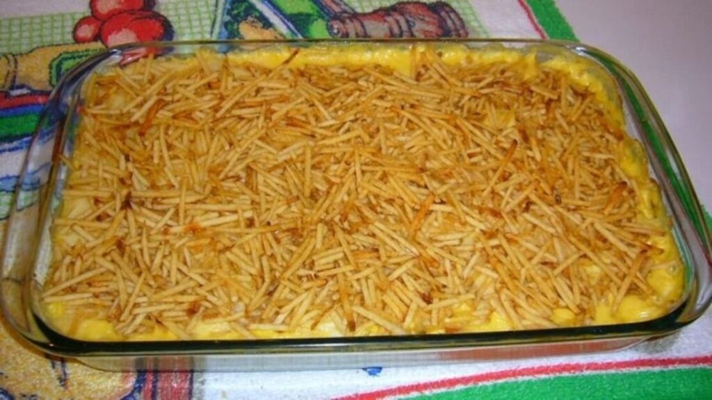 Fricassê de frango deliciosa e pode ser feita ainda hoje