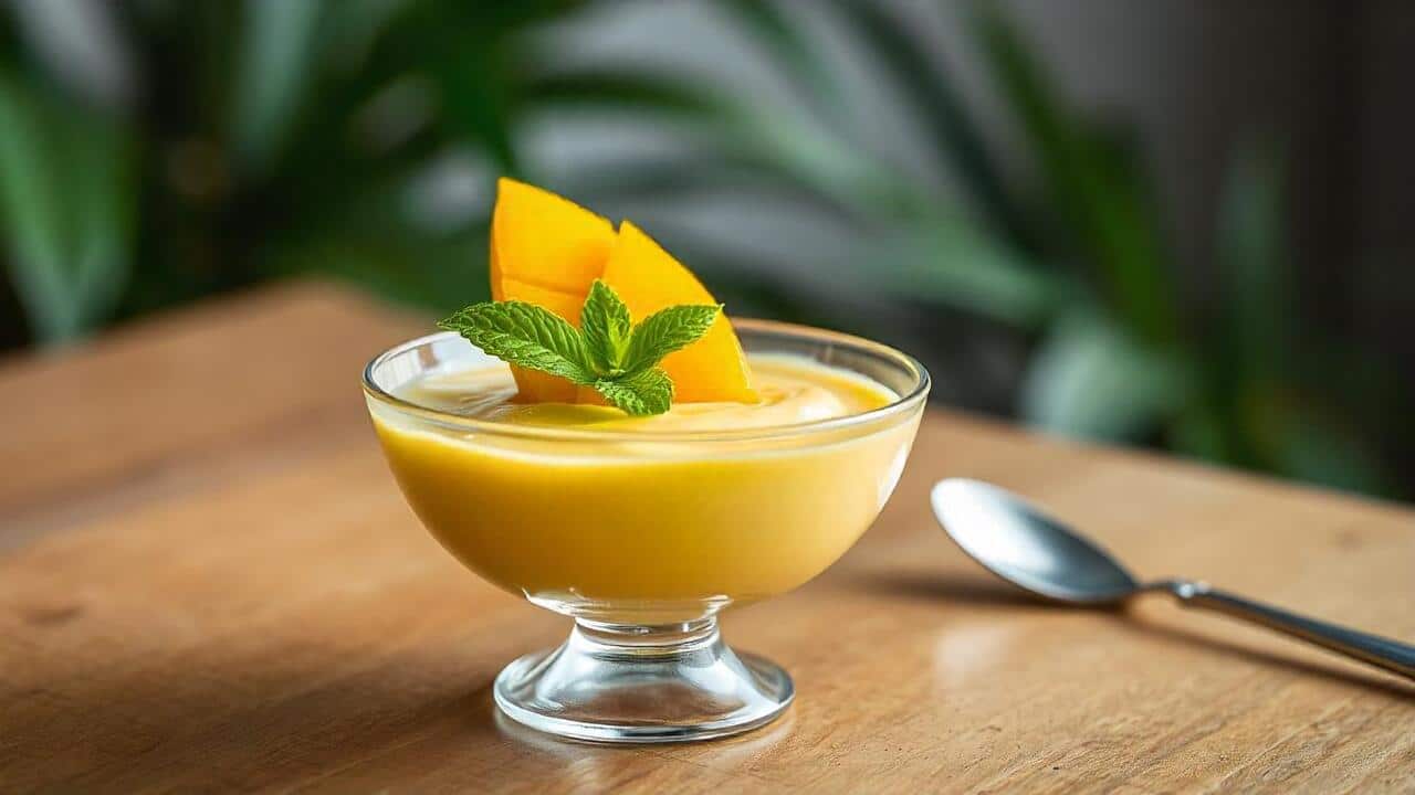Receita de Mousse de Manga Simples