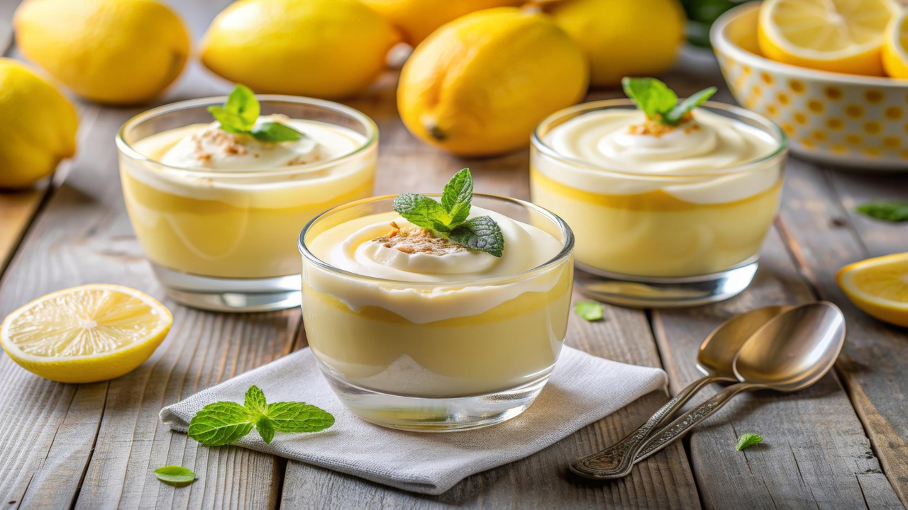 Sobremesa de Mousse de Limão Sem Leite com Passo a Passo Completo