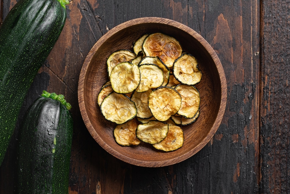 Receita na Airfryer Abobrinha Chips Saudável e Saborosa demais
