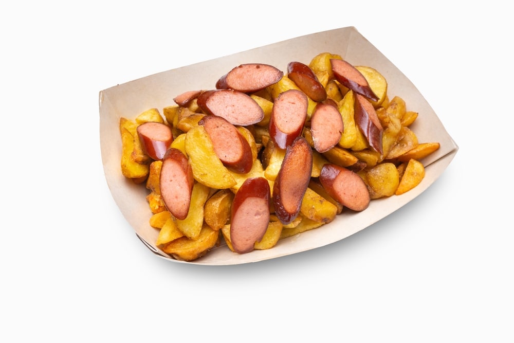Receita Simples Calabresa com Batatas Fritas irresistível