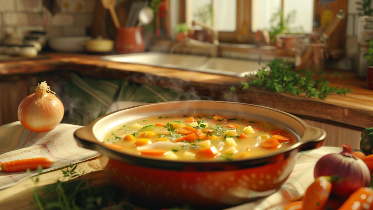 Sopa de Legumes Picadinhos: A Receita da Vovó que Conforta o Coração