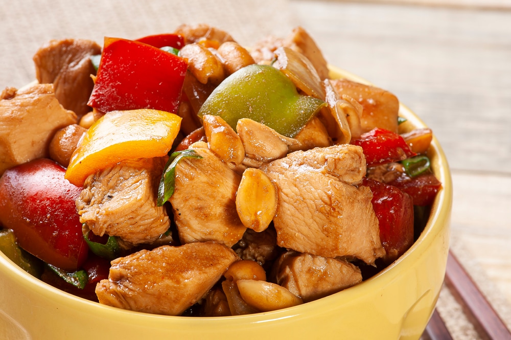 Sabores Orientais no Frango Xadrez saboroso demais