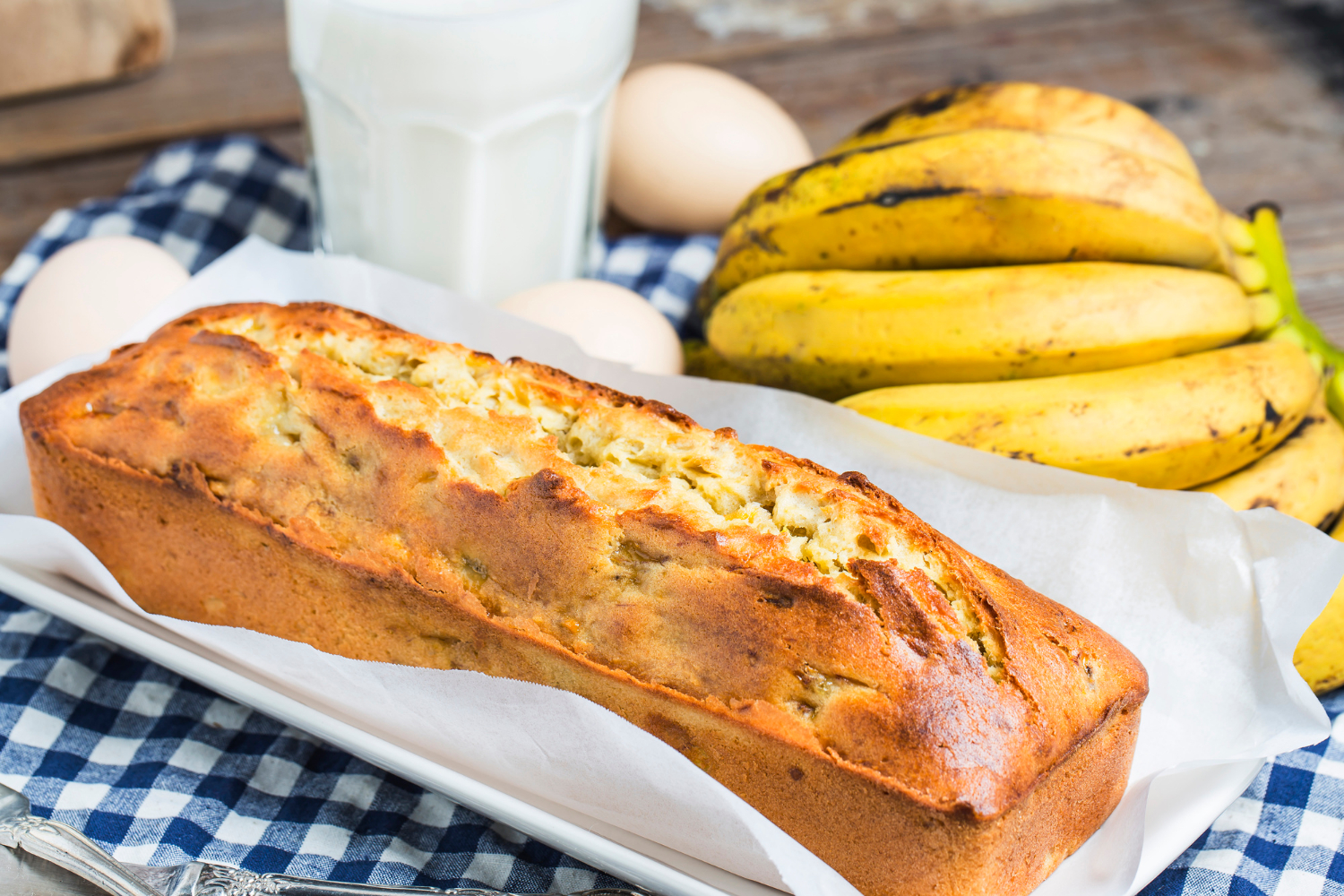 Receita de Bolo de Banana Fit com poucos Ingredientes