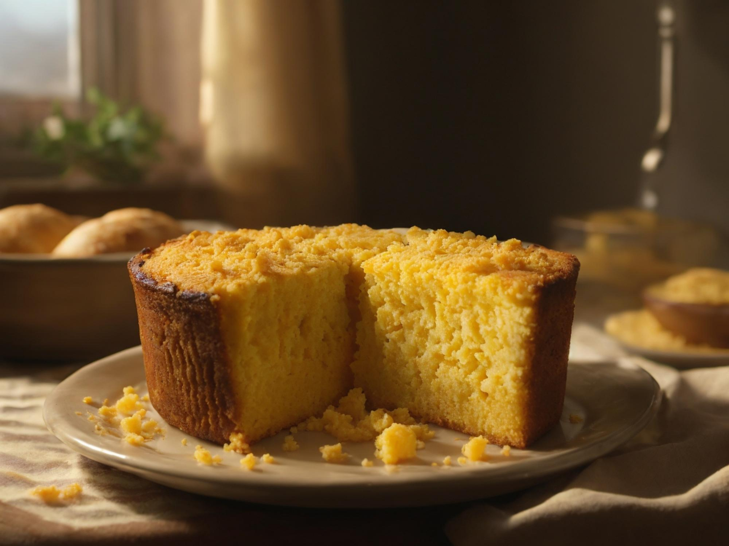Receita Fácil de Bolo de Arroz Cru para o Café da Manhã