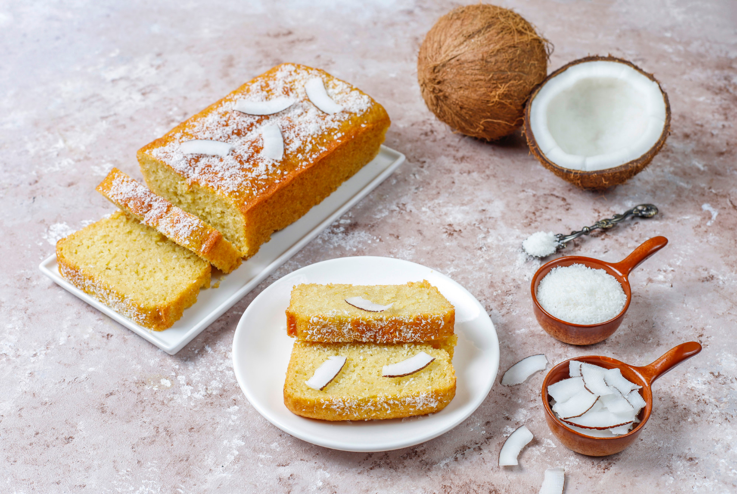 Bolo de Coco - Fonte: Freepik
