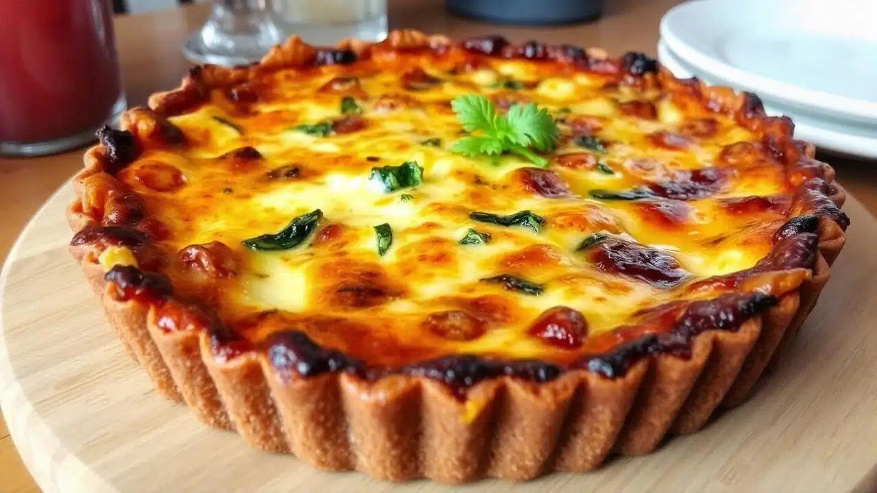 Quiche de Alho-Poró Simples e Saborosa
