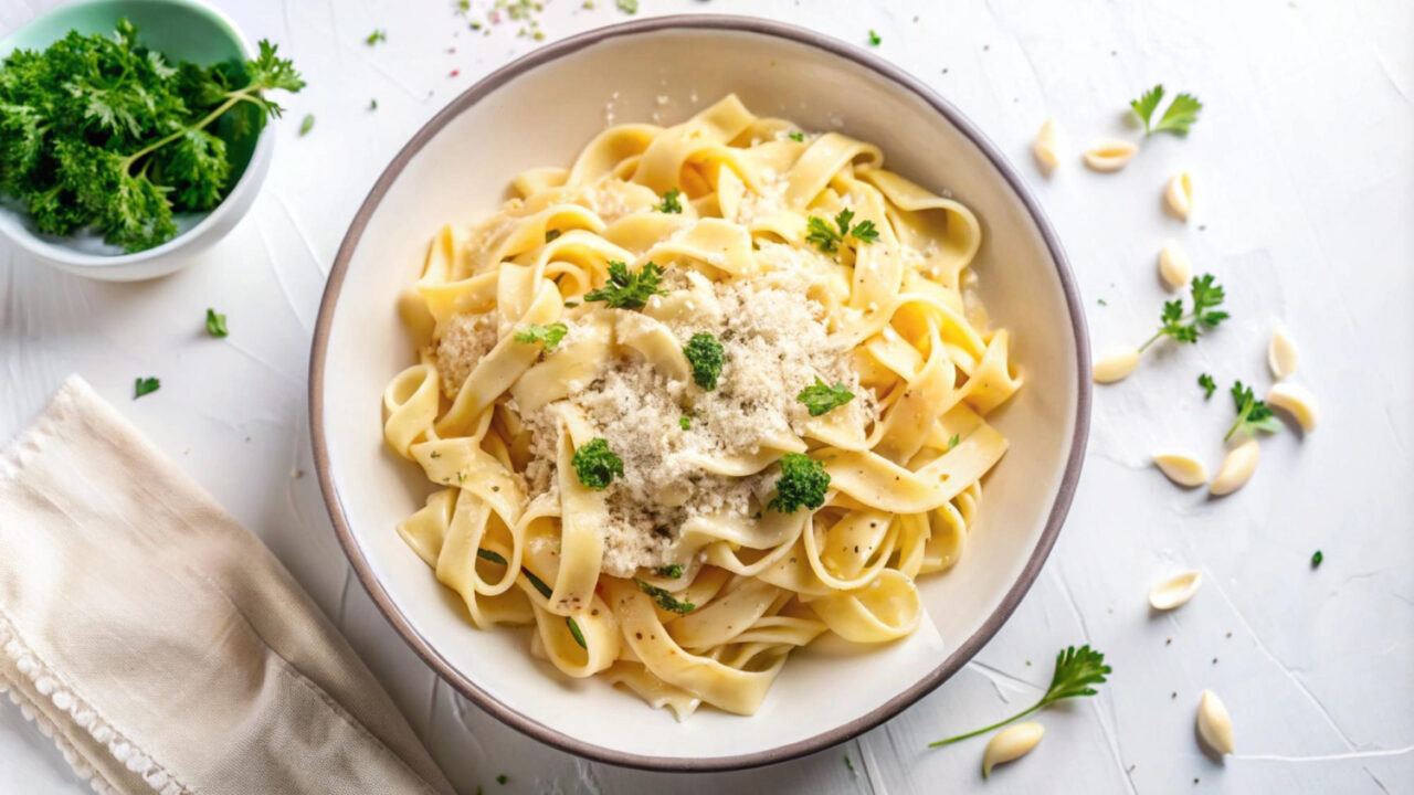 Receita de Macarrão Cremoso com Queijo que Derrete na Boca
