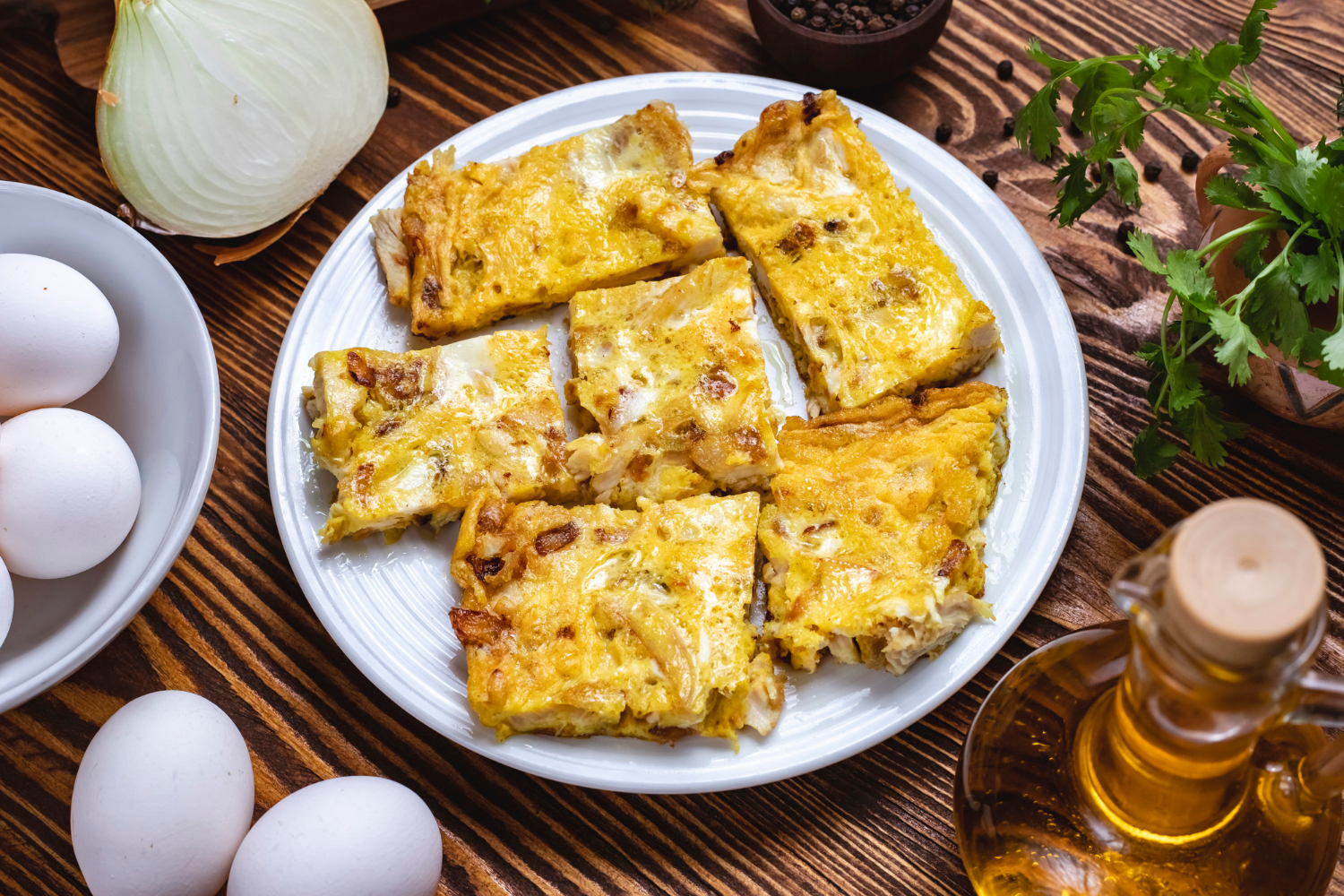 Omelete de Forno com Poucos Ingredientes e Muito Sabor